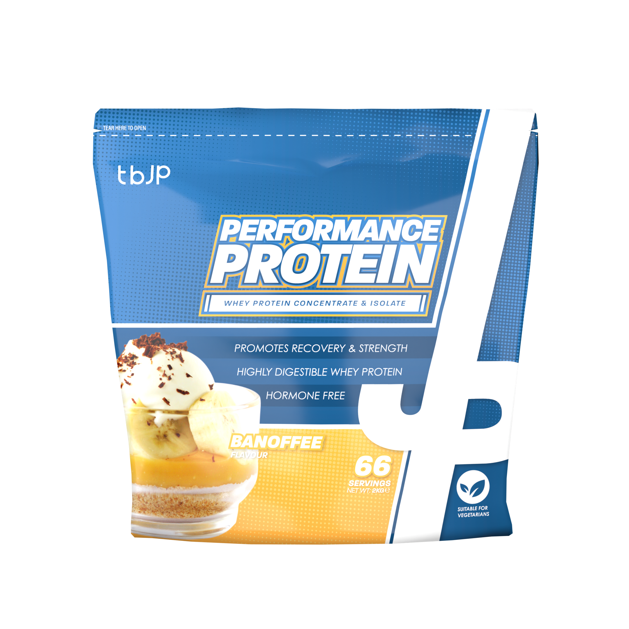 Trained By JP Performance Protein 2kg - Whey Protein