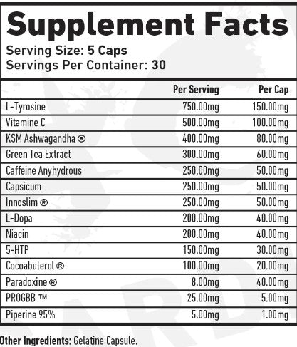 TWP L.I.T Fat Burner Caps