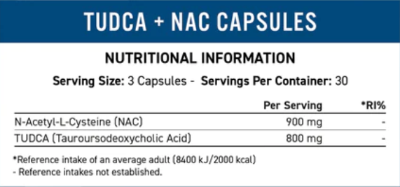 Applied Nutrition Tudca + Nac Caps