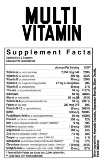 Axe & Sledge Multi Vitamin - Capsules